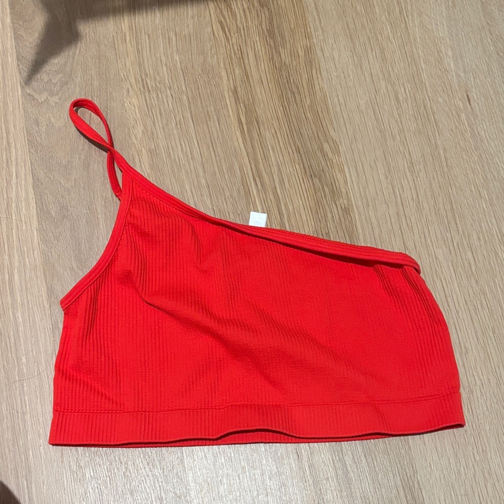 Red off the shoulder top